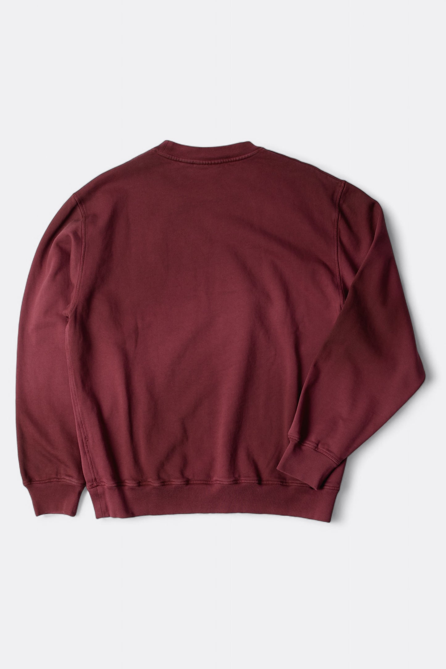 Sweatshirt By Parra - Fire Lemon Crew Neck Sweatshirt (Washed Beet Red)