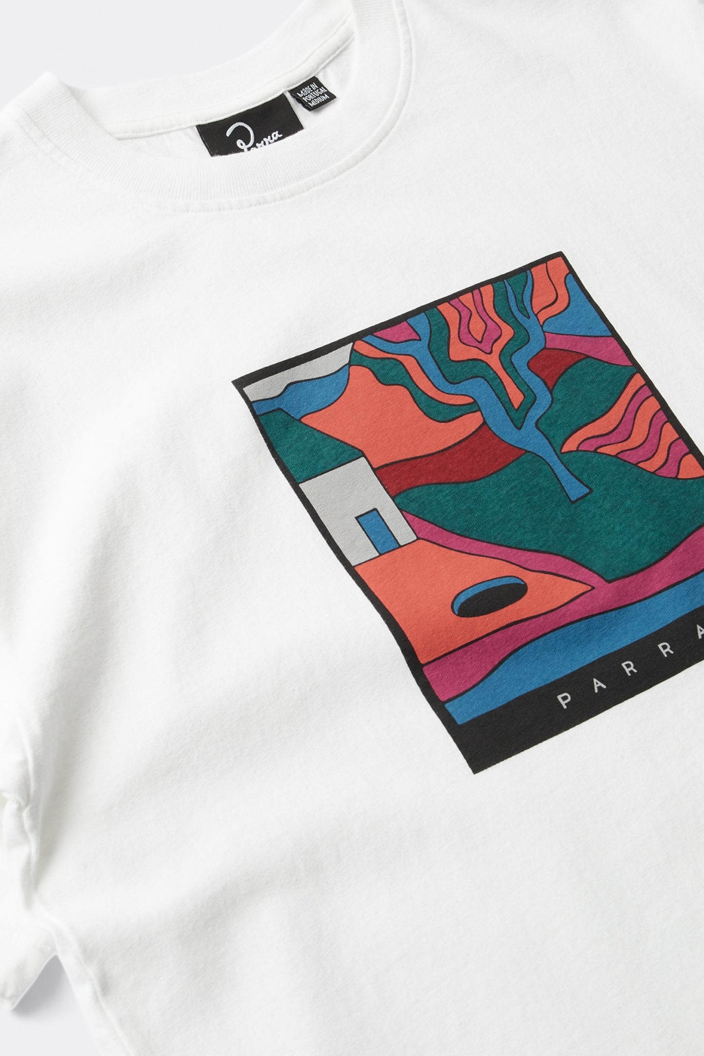 T-Shirt By Parra - Hole In The Yard T-Shirt (White)