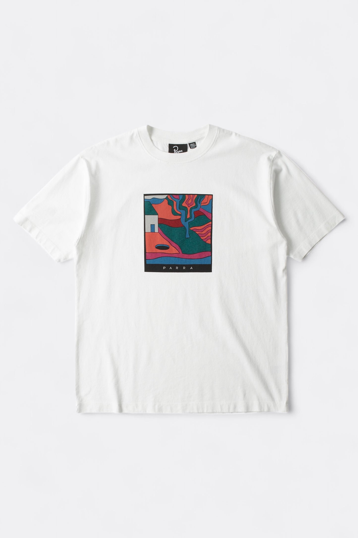 T-Shirt By Parra - Hole In The Yard T-Shirt (White)