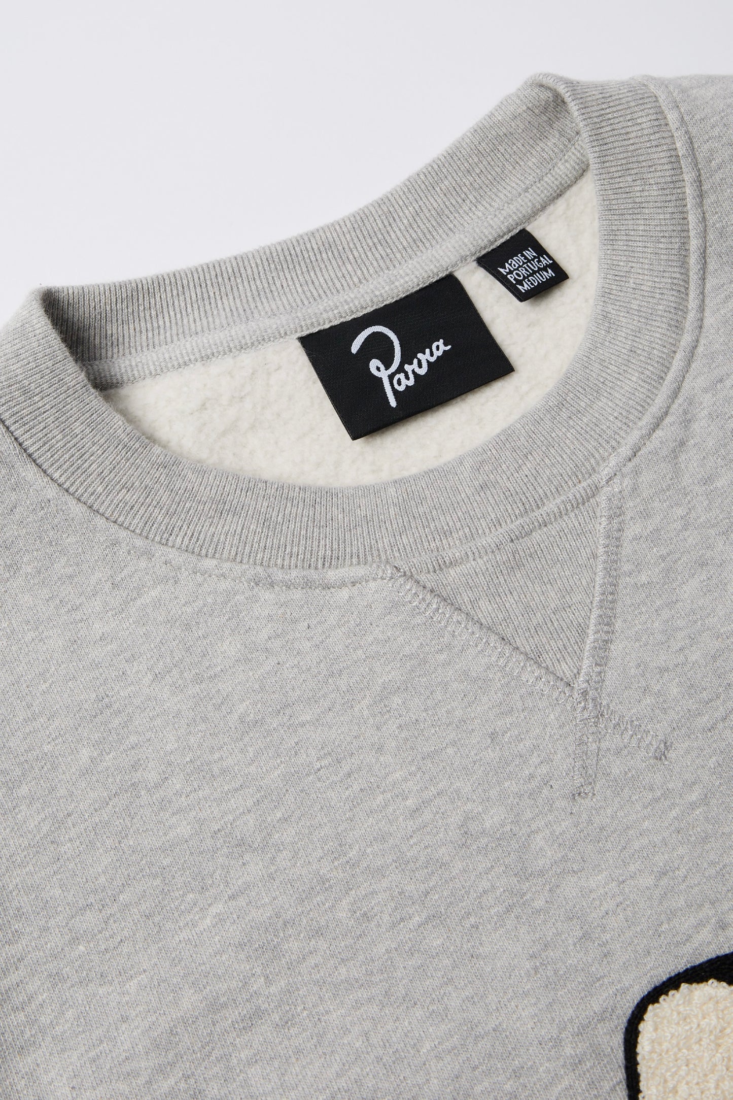 Sweatshirt BY PARRA - Rounded PAR Crew Neck Sweatshirt (Heather Grey)