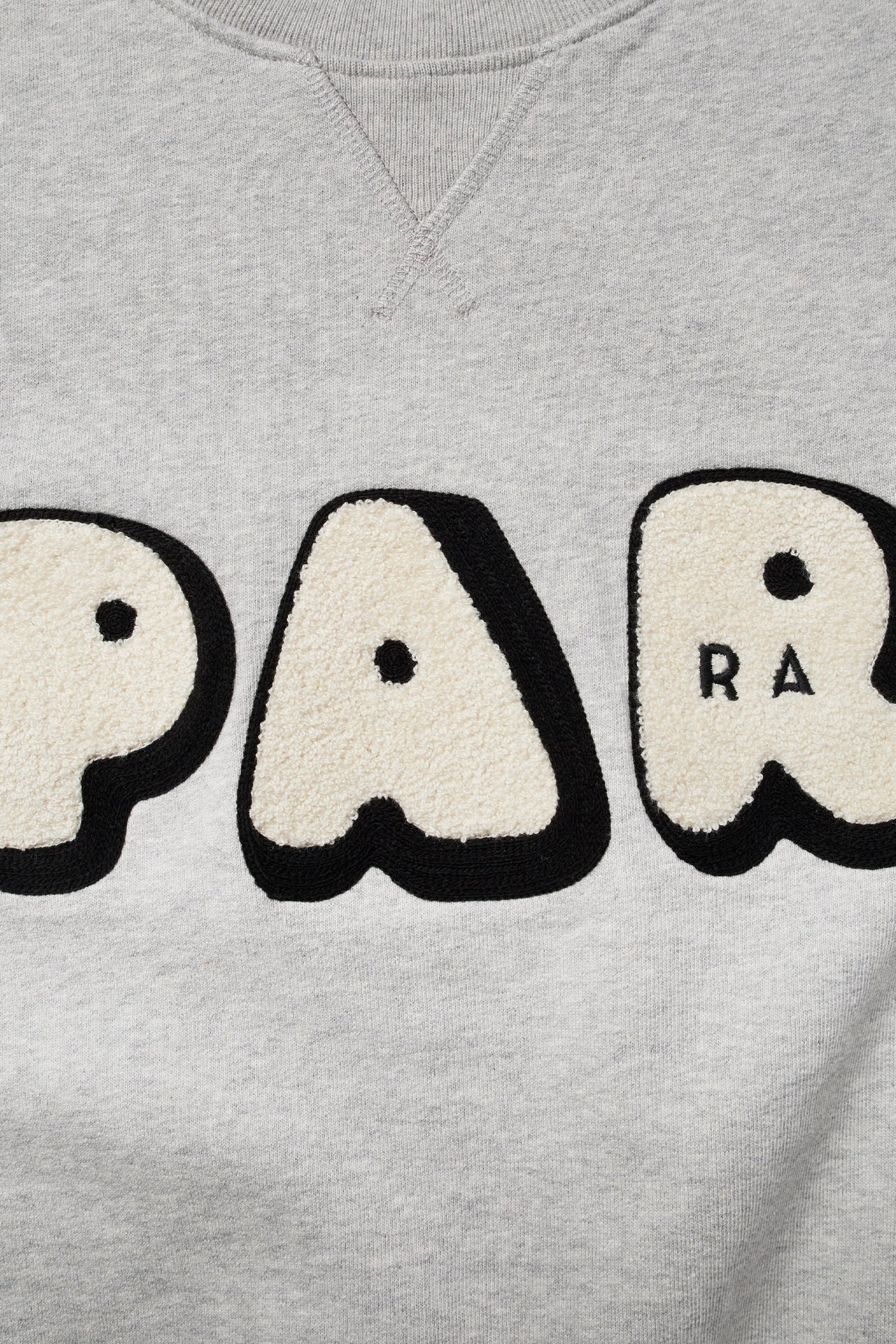 Sweatshirt BY PARRA - Rounded PAR Crew Neck Sweatshirt (Heather Grey)