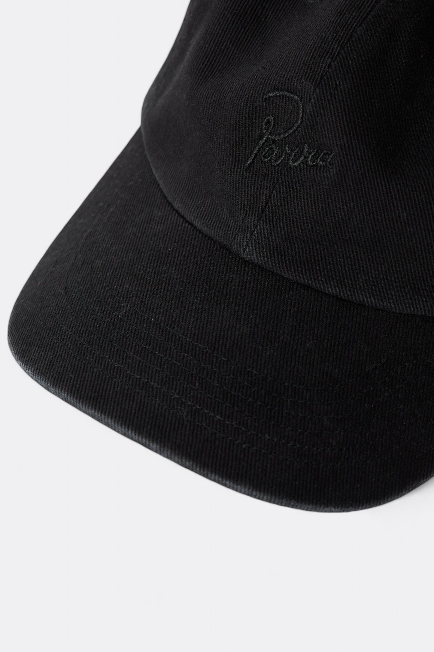 Casquette By Parra - Signature 6 Panel Hat (Black)