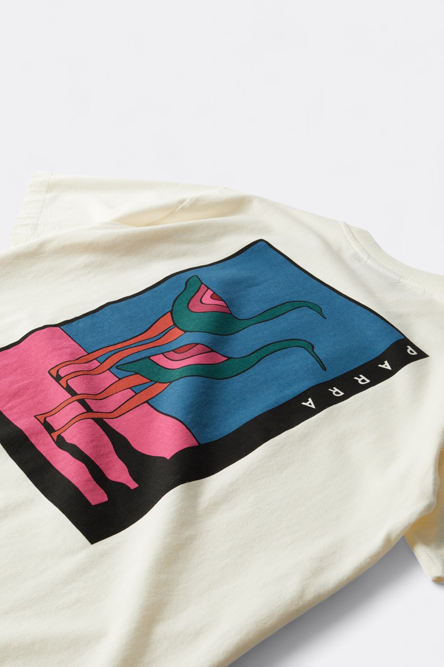 T-Shirt By Parra - The Stand Off T-Shirt (Off White)