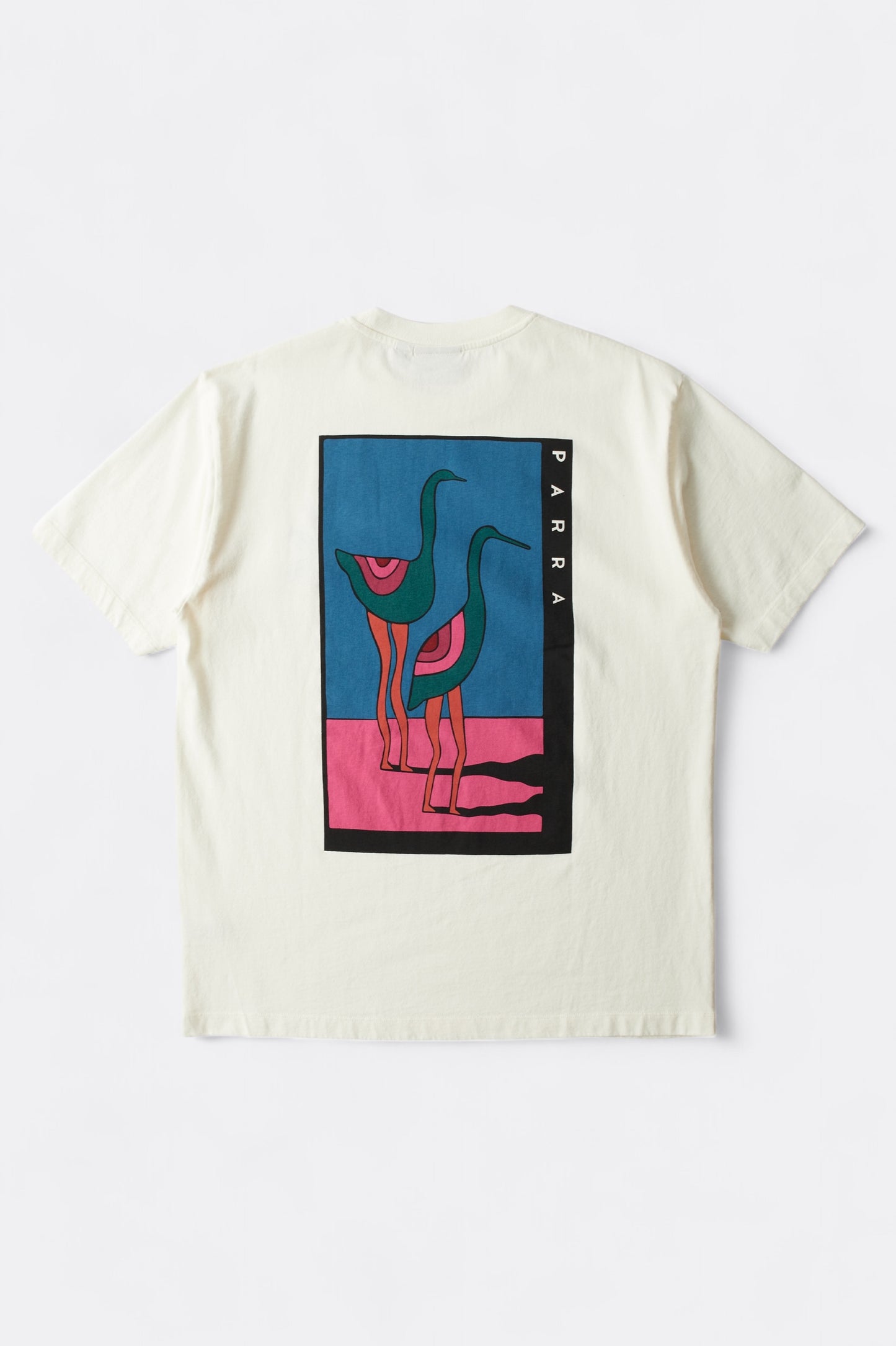 T-Shirt By Parra - The Stand Off T-Shirt (Off White)