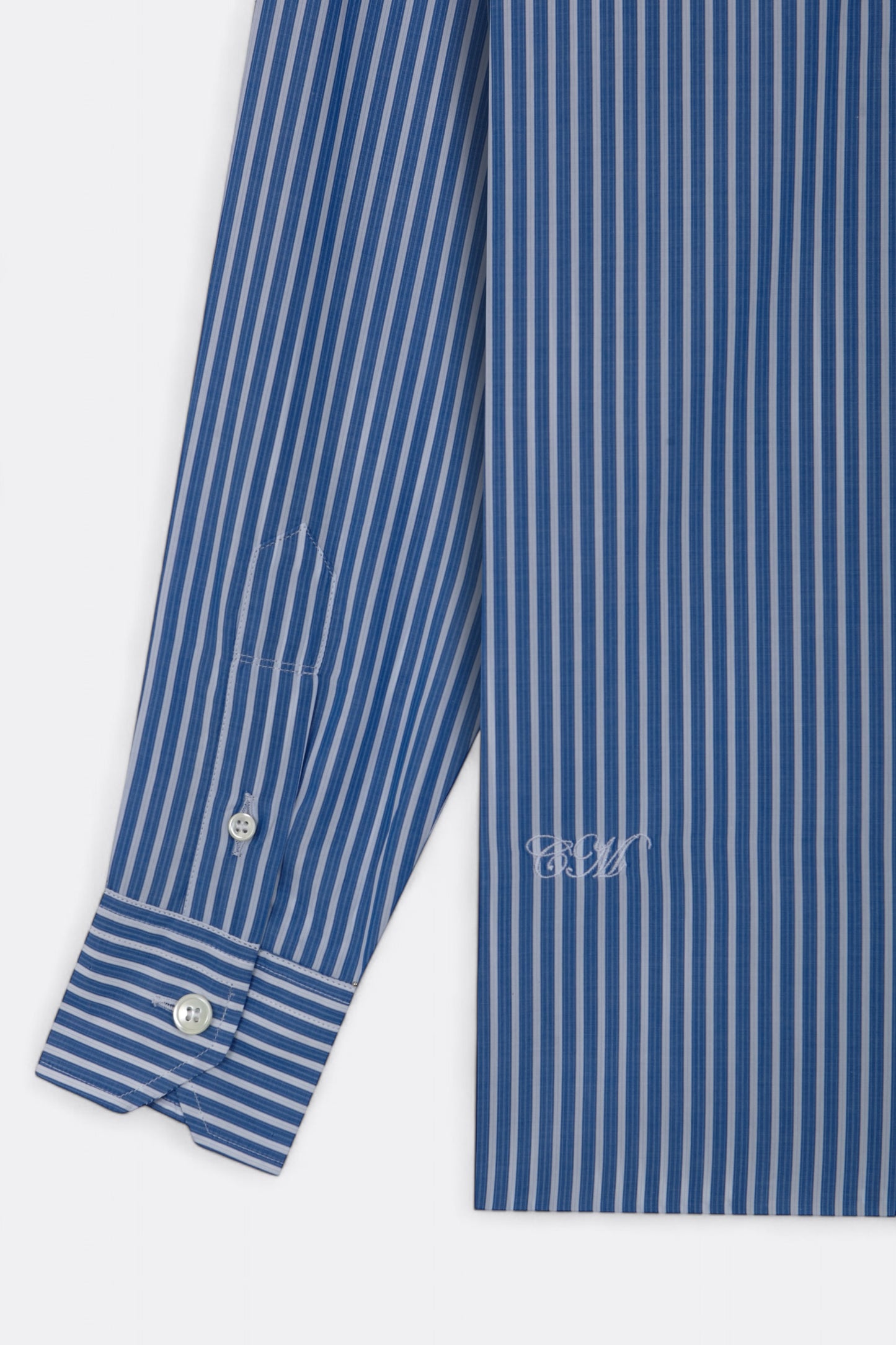 Chemise CAMISAS MANOLO - Camisa Shirt (Dark Blue / White Stripes)