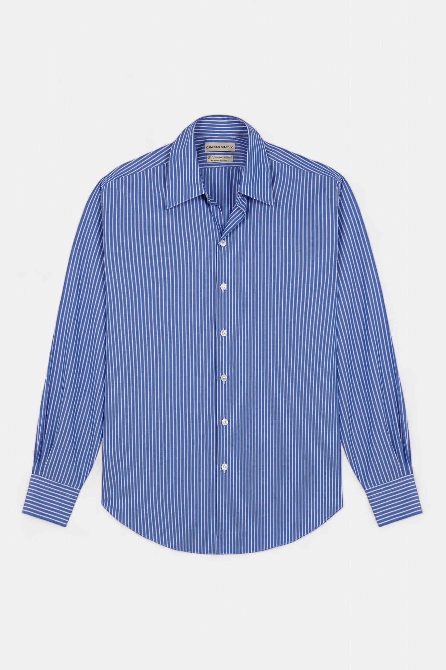 Chemise Camisas Manolo - Normal Shirt (Blue / White Stripes 3)