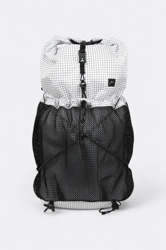 Sac à Dos CAYL - Gaya Roll Top B-Grid Mesh (White)