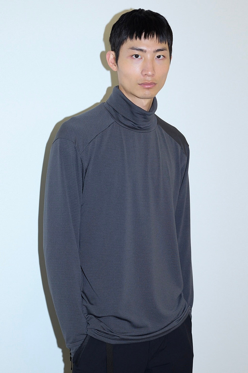 Grid turtleneck outlet