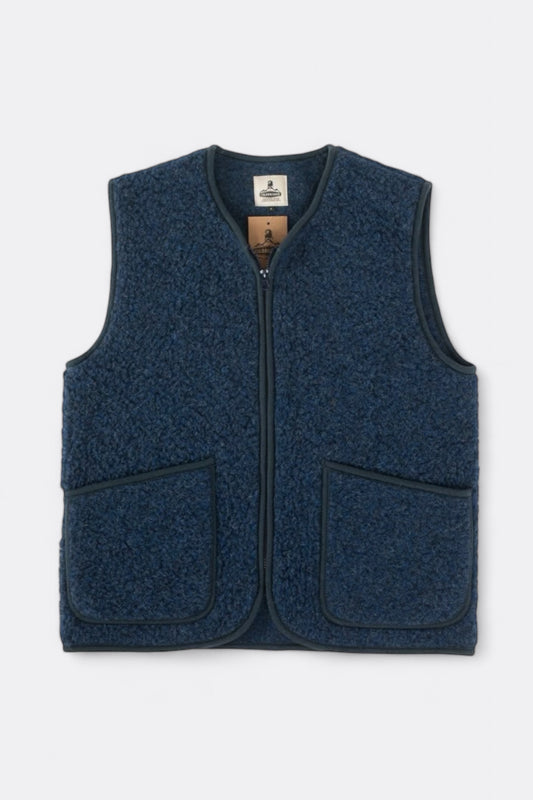 Gilet en Laine Coldbreaker - Pepitco Vest (Dark Blue)