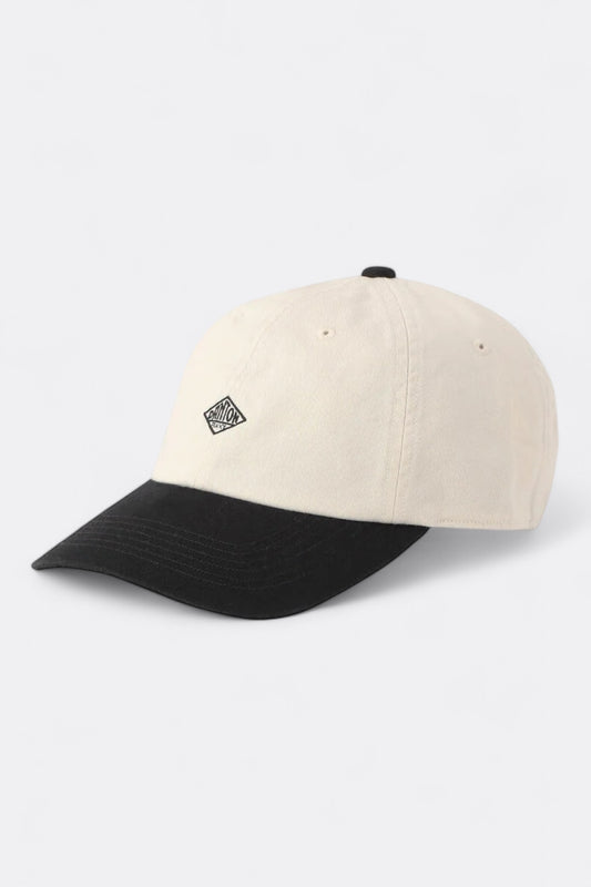 Casquette Danton - Chino Cloth 6 Panel Cap 2 Tone (Ecru / Black)