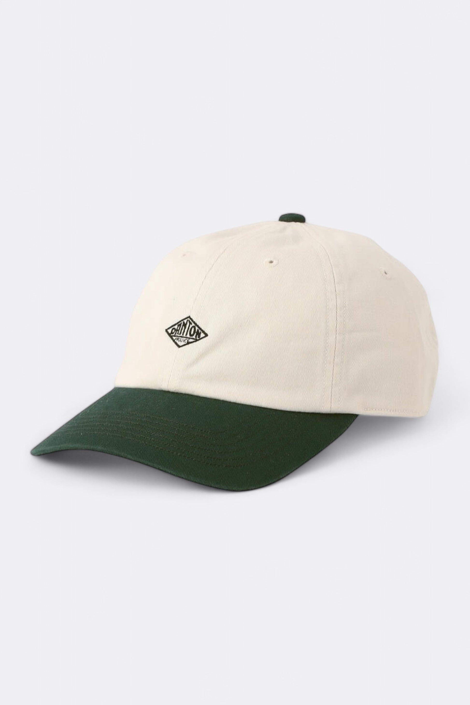 Casquette Danton - Chino Cloth 6 Panel Cap 2 Tone (Ecru / Green)