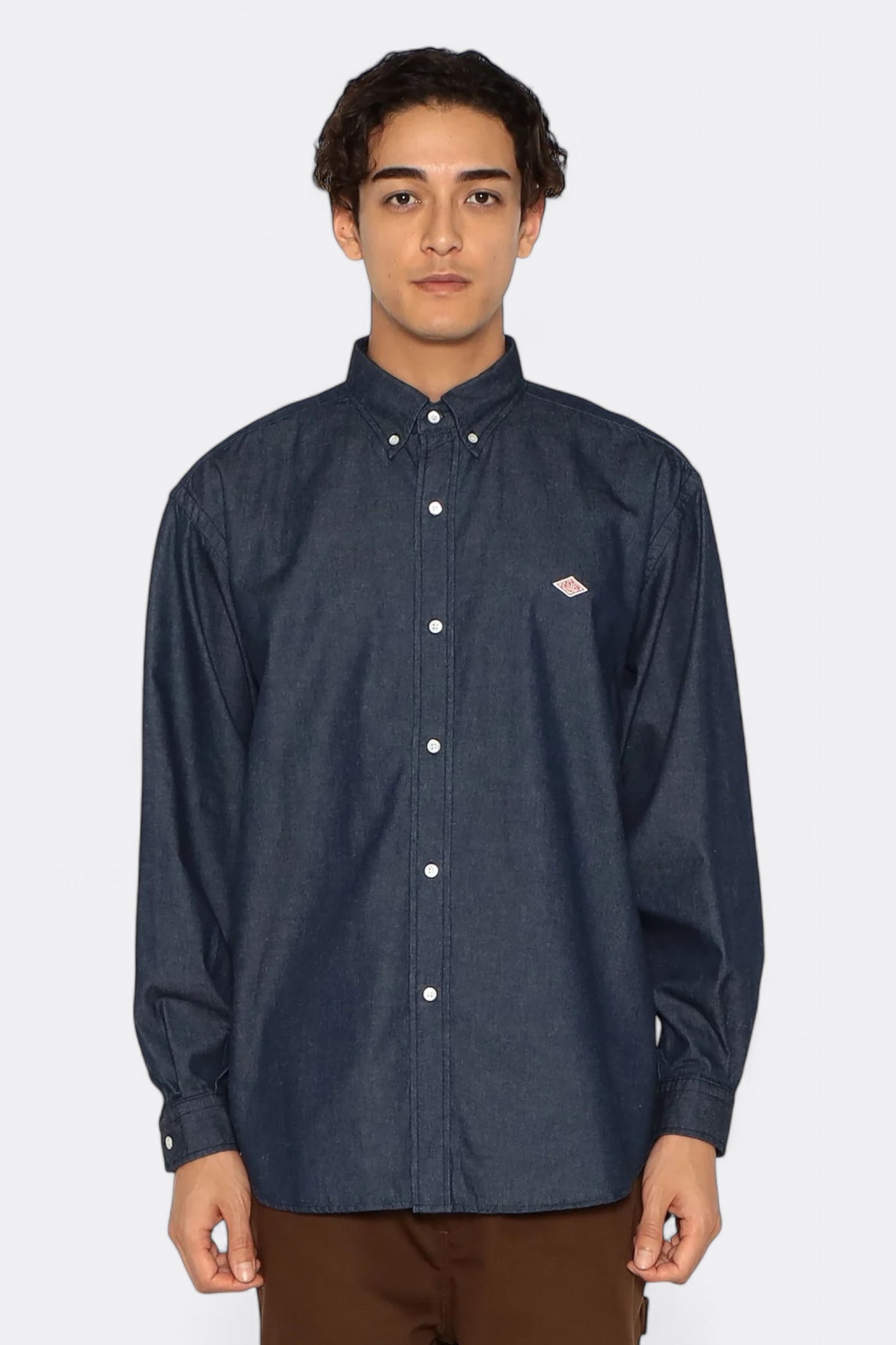 Chemise Danton - Denim Dungaree B.D Shirt (Indigo)