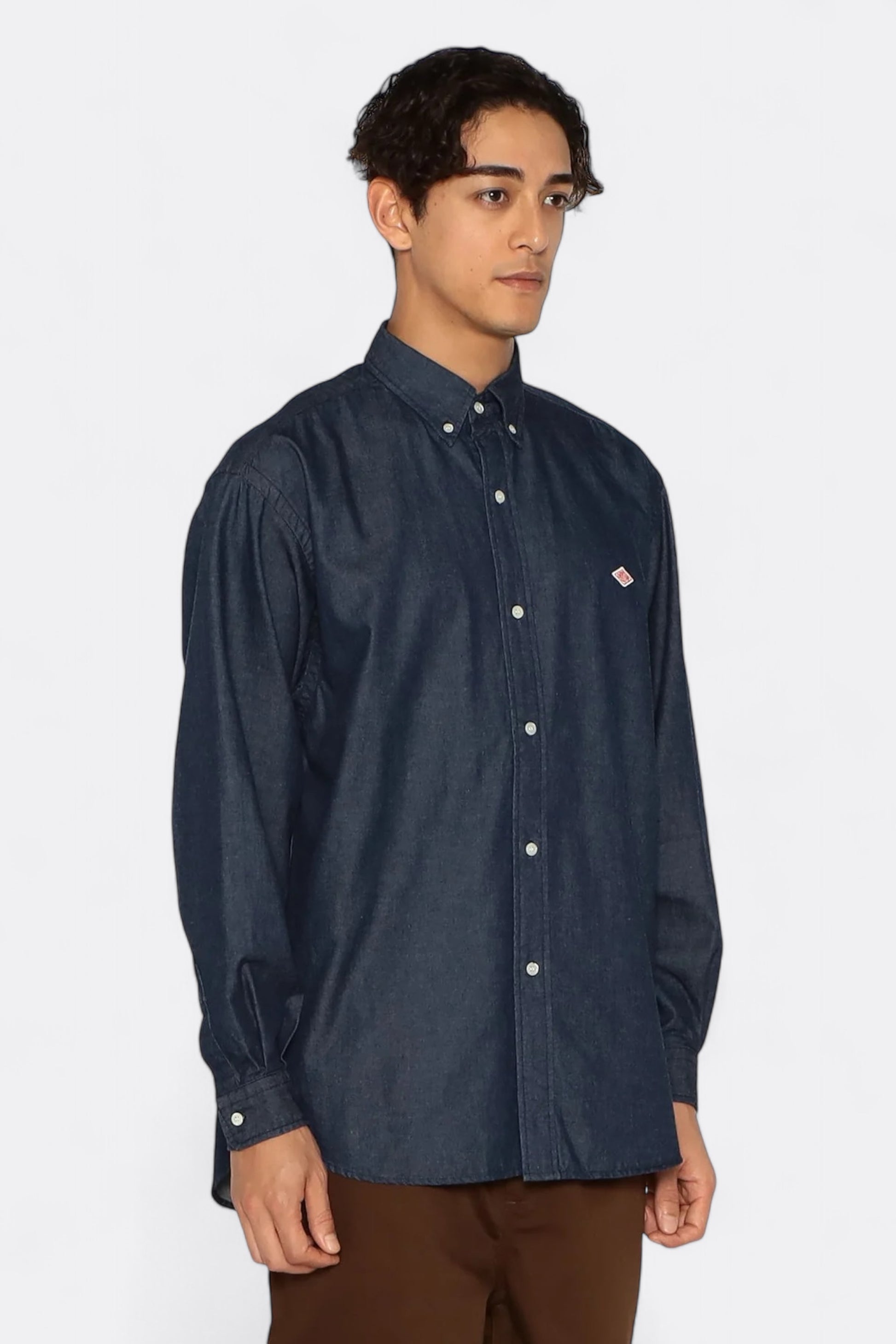 Chemise Danton - Denim Dungaree B.D Shirt (Indigo)