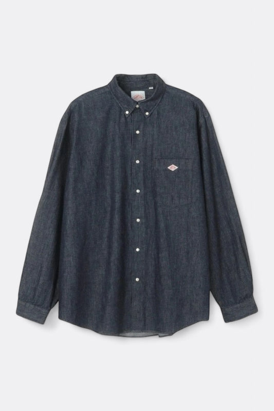 Chemise Danton - Denim Dungaree B.D Shirt (Indigo)