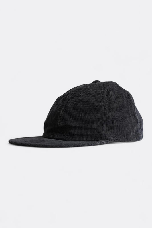 Casquette ENDS AND MEANS - 6 Panels Cap Waffle Cord (Black)