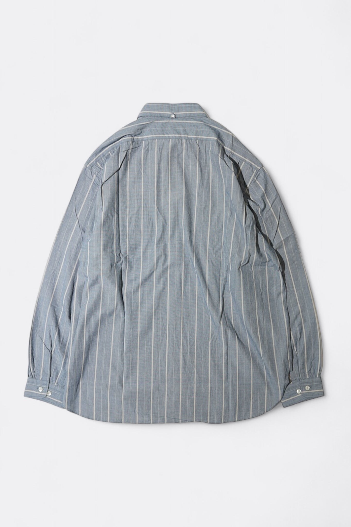 Chemise Ends And Means - Aldous Shirt (Sax Stripe)