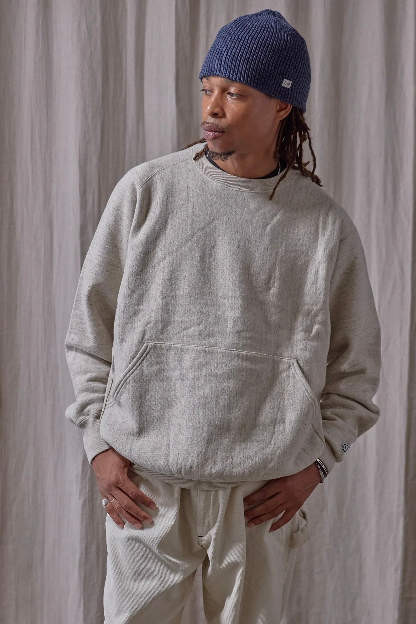 Sweatshirt ENDS AND MEANS - Crew Neck Sweat (Slate Gray)