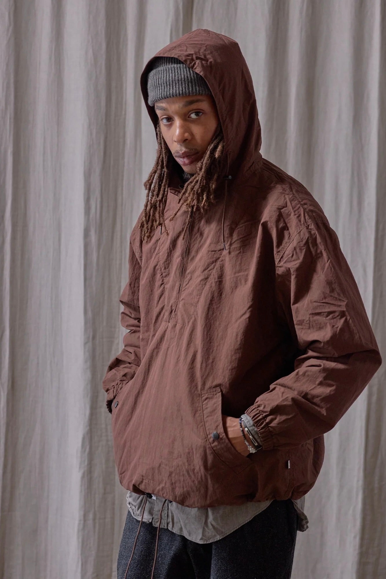 Veste ENDS & MEANS - Smock Anorak (Egg)