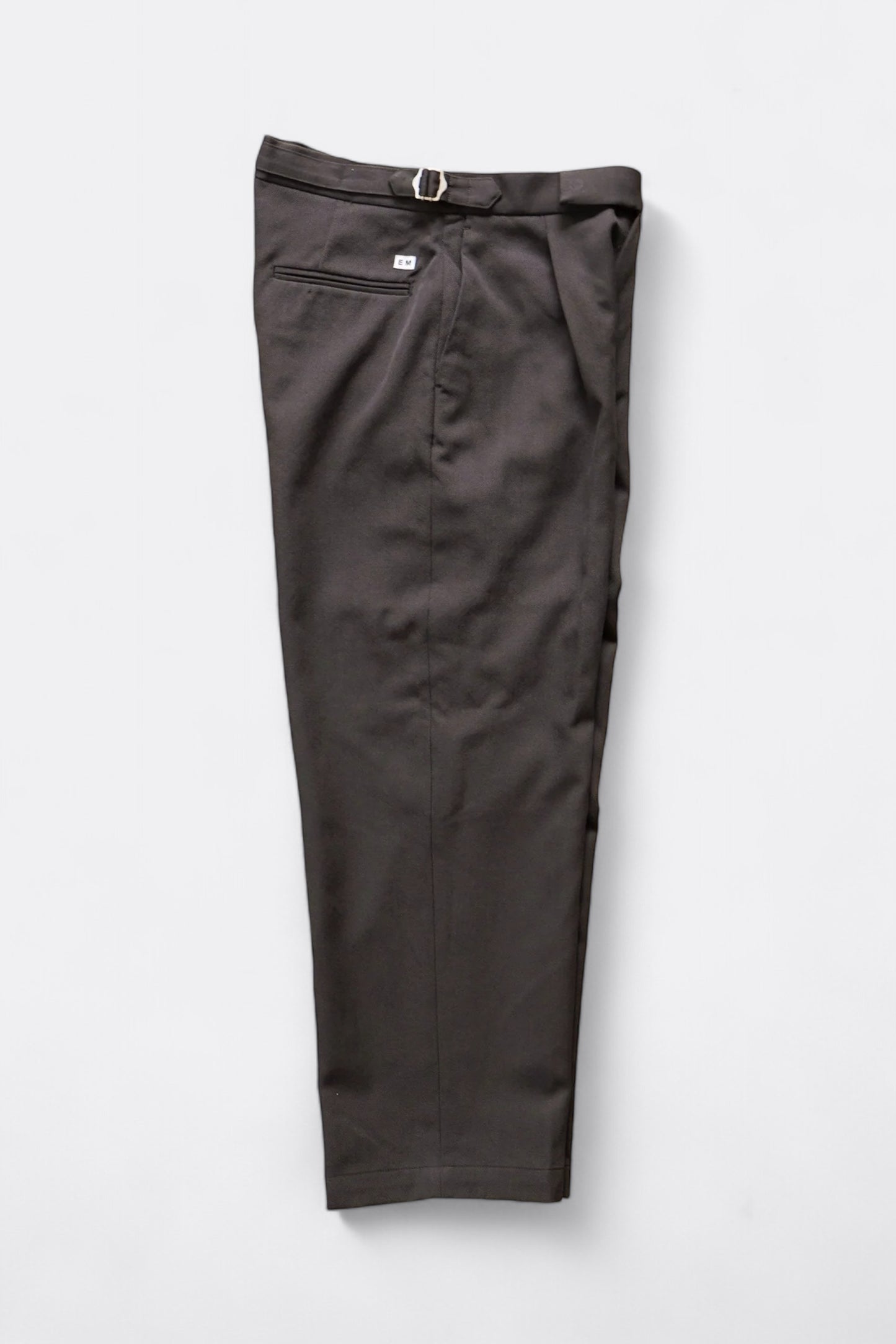 Pantalon en laine ENDS & MEANS - Wool Easy Trad Trousers (Reddish Olive)