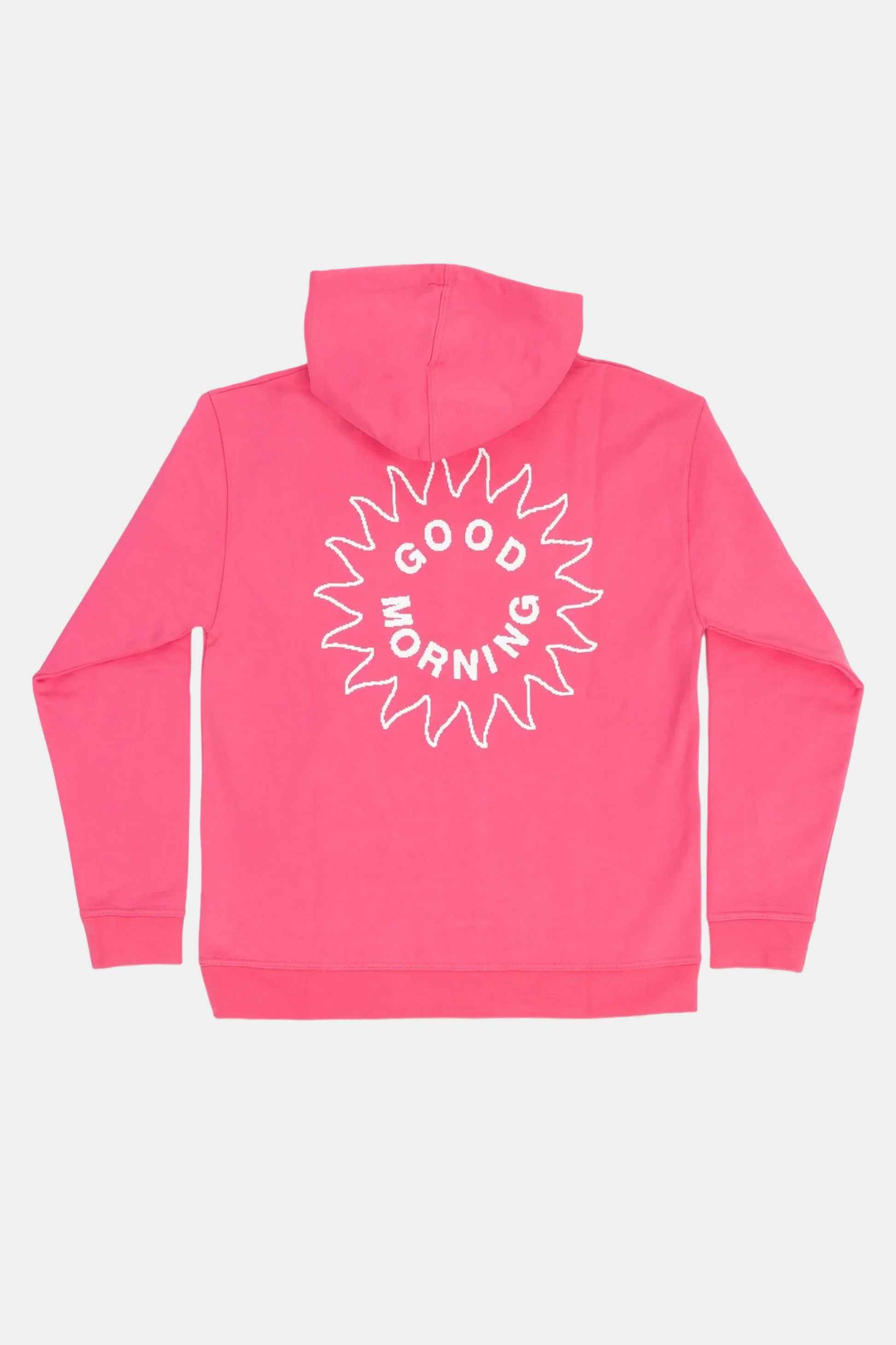 Good Morning Tapes - Sun Logo Fleece Pullover Hood (Bubblegum)