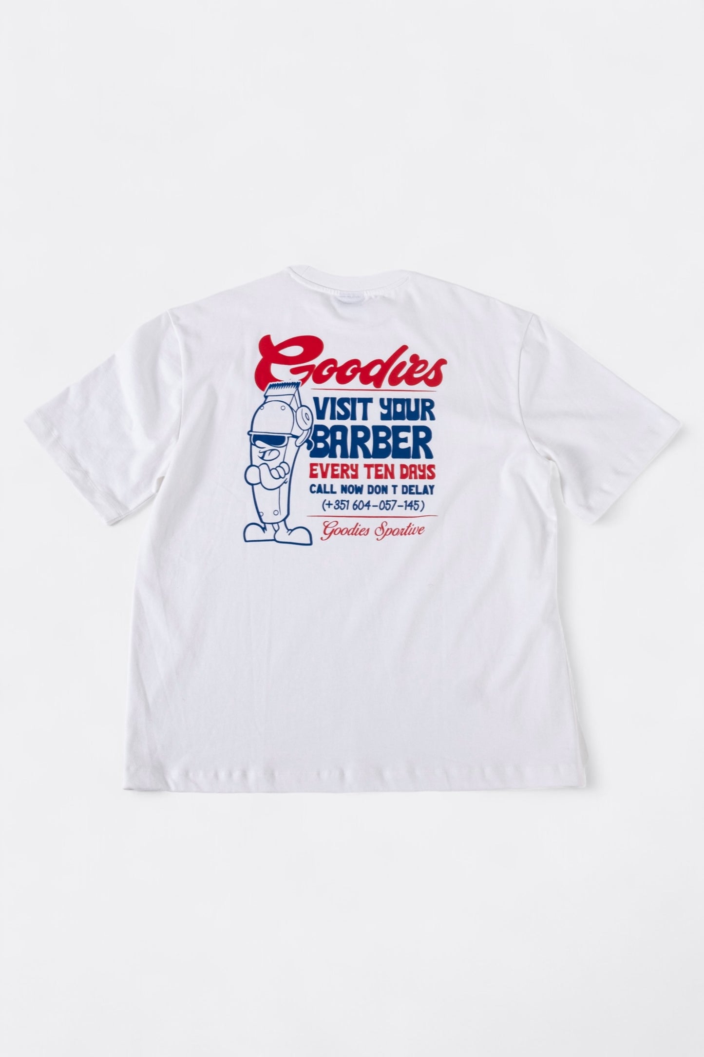 T-Shirt Goodies Sportive - Barber Tee (White)