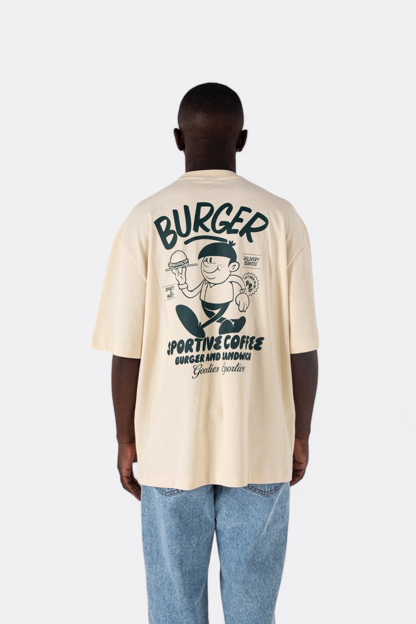 T-Shirt Goodies Sportive - Burger Tee (Butter)