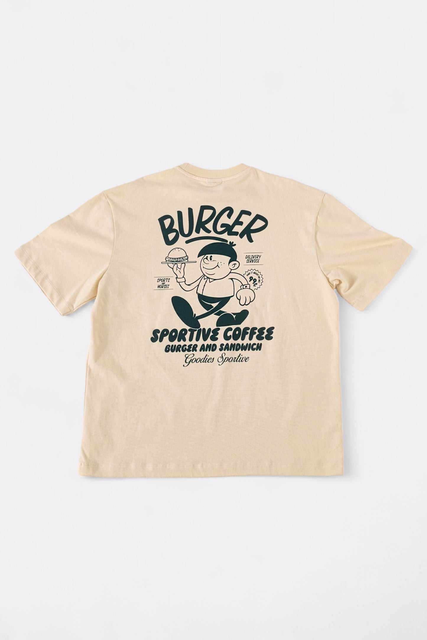 T-Shirt Goodies Sportive - Burger Tee (Butter)