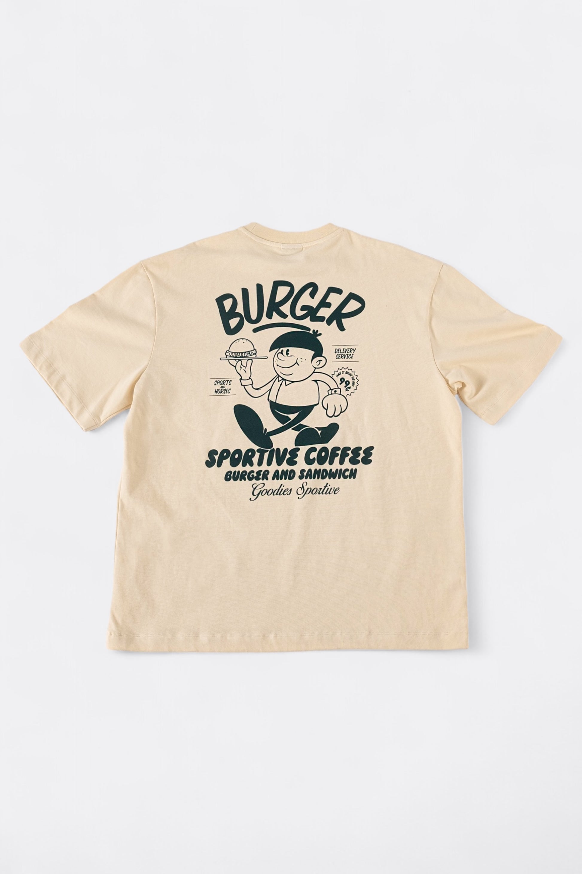 T-Shirt Goodies Sportive - Burger Tee (Butter)