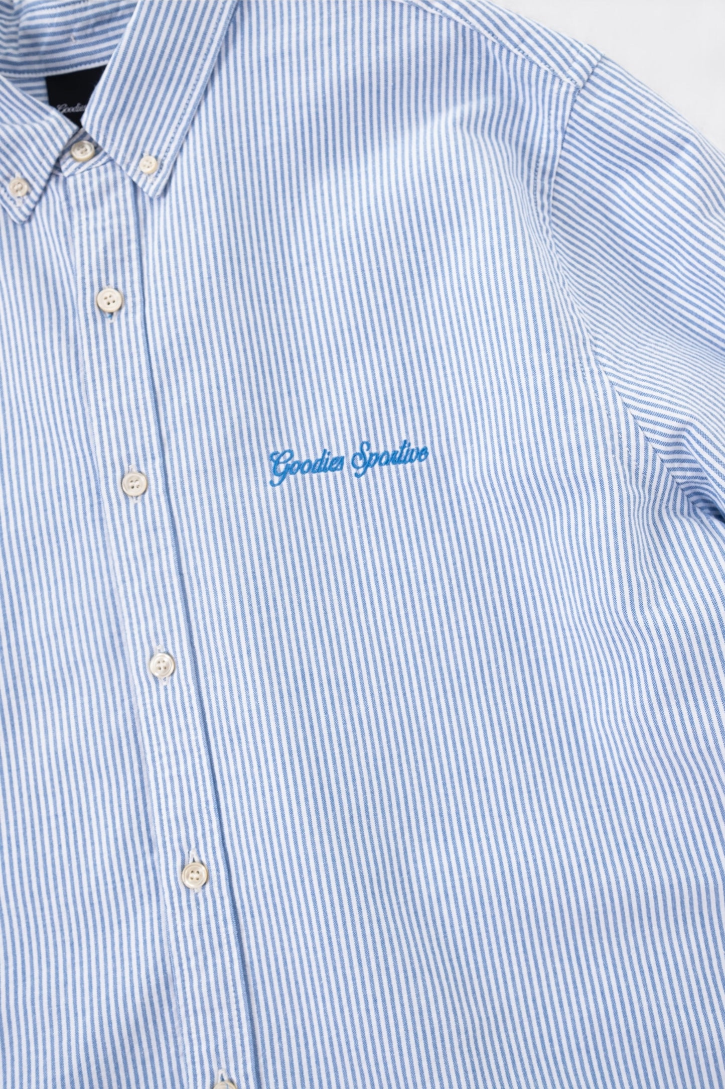 Chemise Goodies Sportive - Oxford Relaxed Shirt (Blue Stripe)