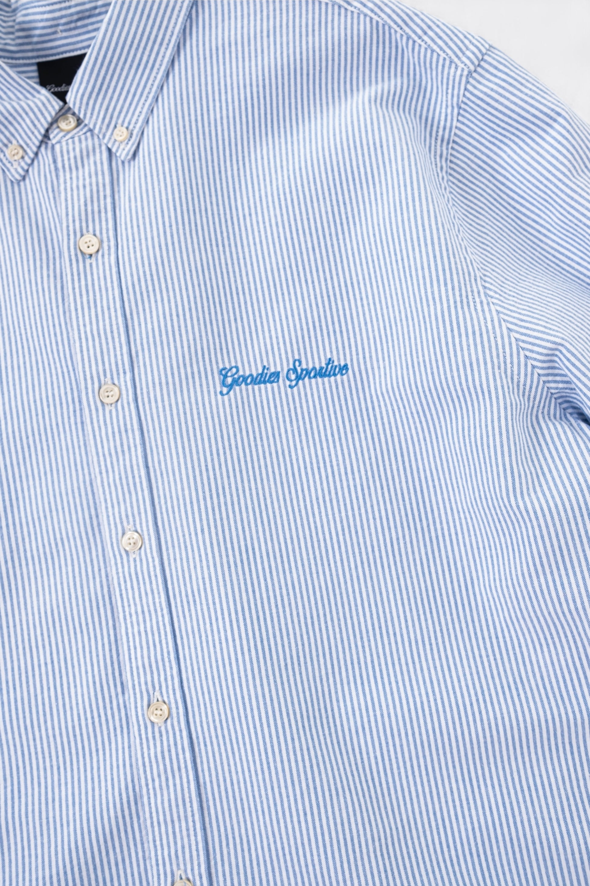 Chemise Goodies Sportive - Oxford Relaxed Shirt (Blue Stripe)