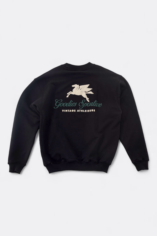 Sweatshirt Goodies Sportive - Premium Crewneck (Black)