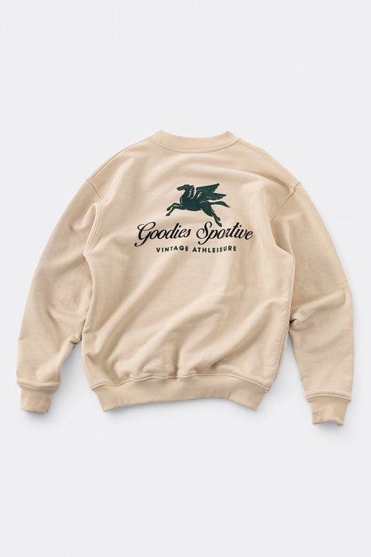 Sweatshirt Goodies Sportive - Premium Crewneck (Humus)