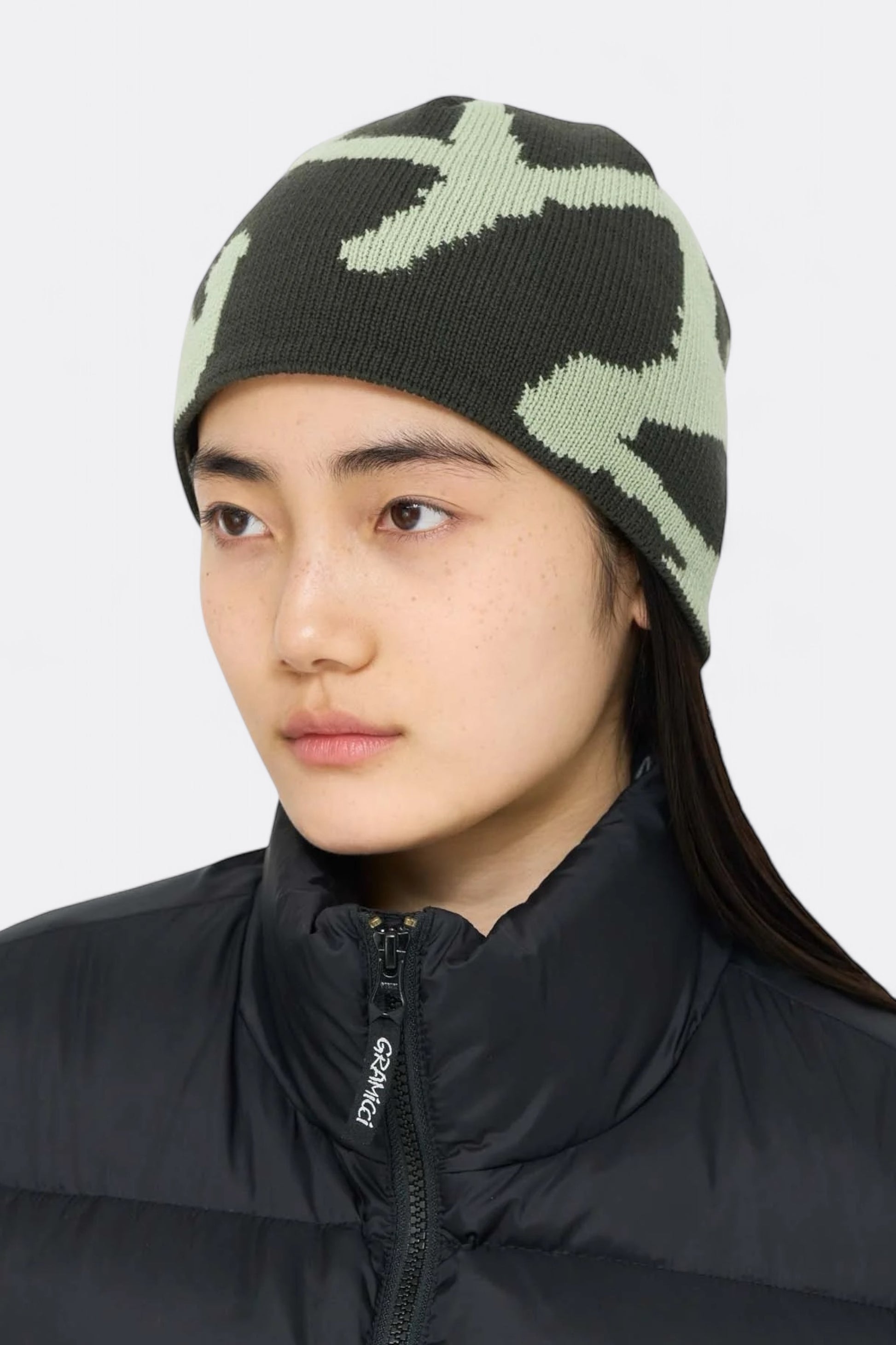 Bonnet Gramicci - Burly Runningman Beanie (Oak Green)