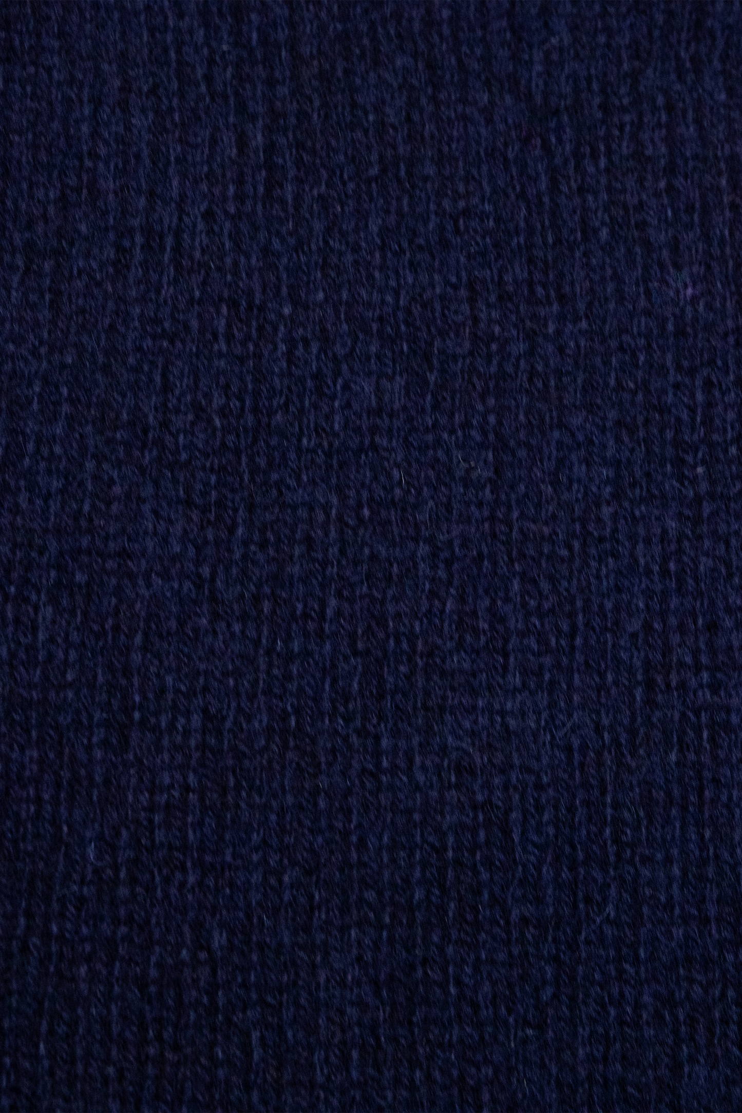 Harley Of Scotland - Pull Shetland Col Rond (New Navy)