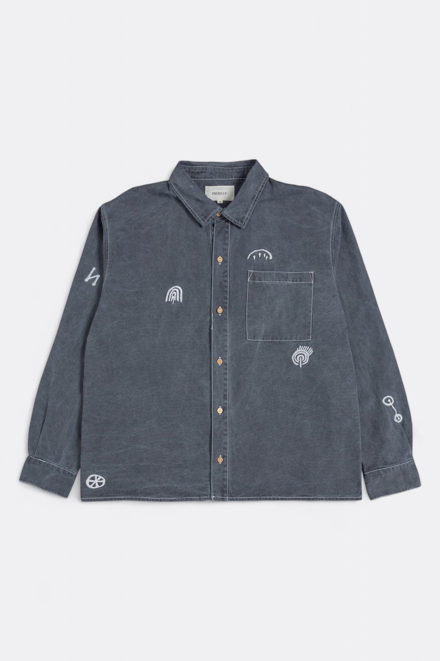 Chemise Heresy - Carving Shirt (Navy)