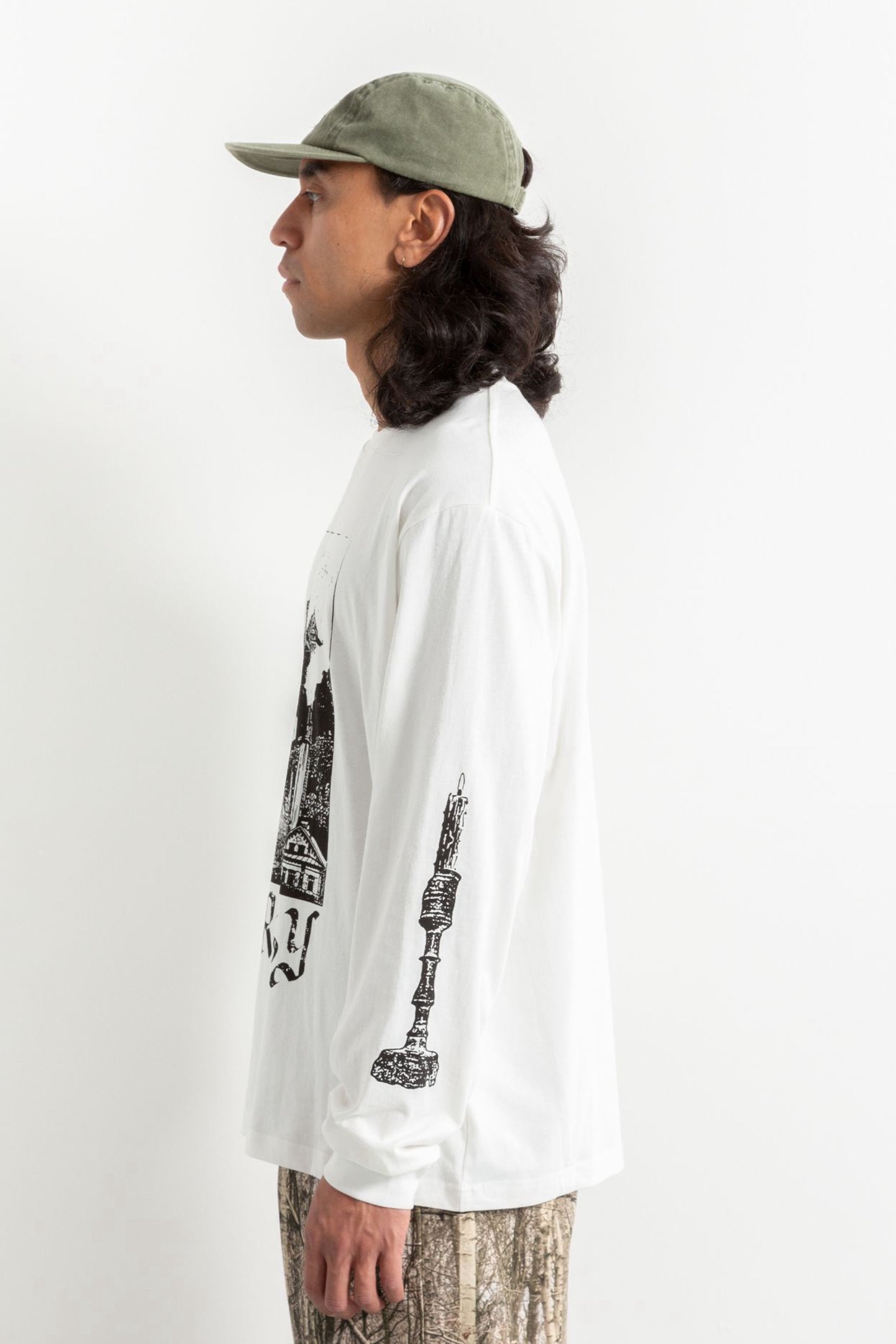 T-Shirt Manches Longues Heresy - Moss & Iron L/S Tee (Ecru)