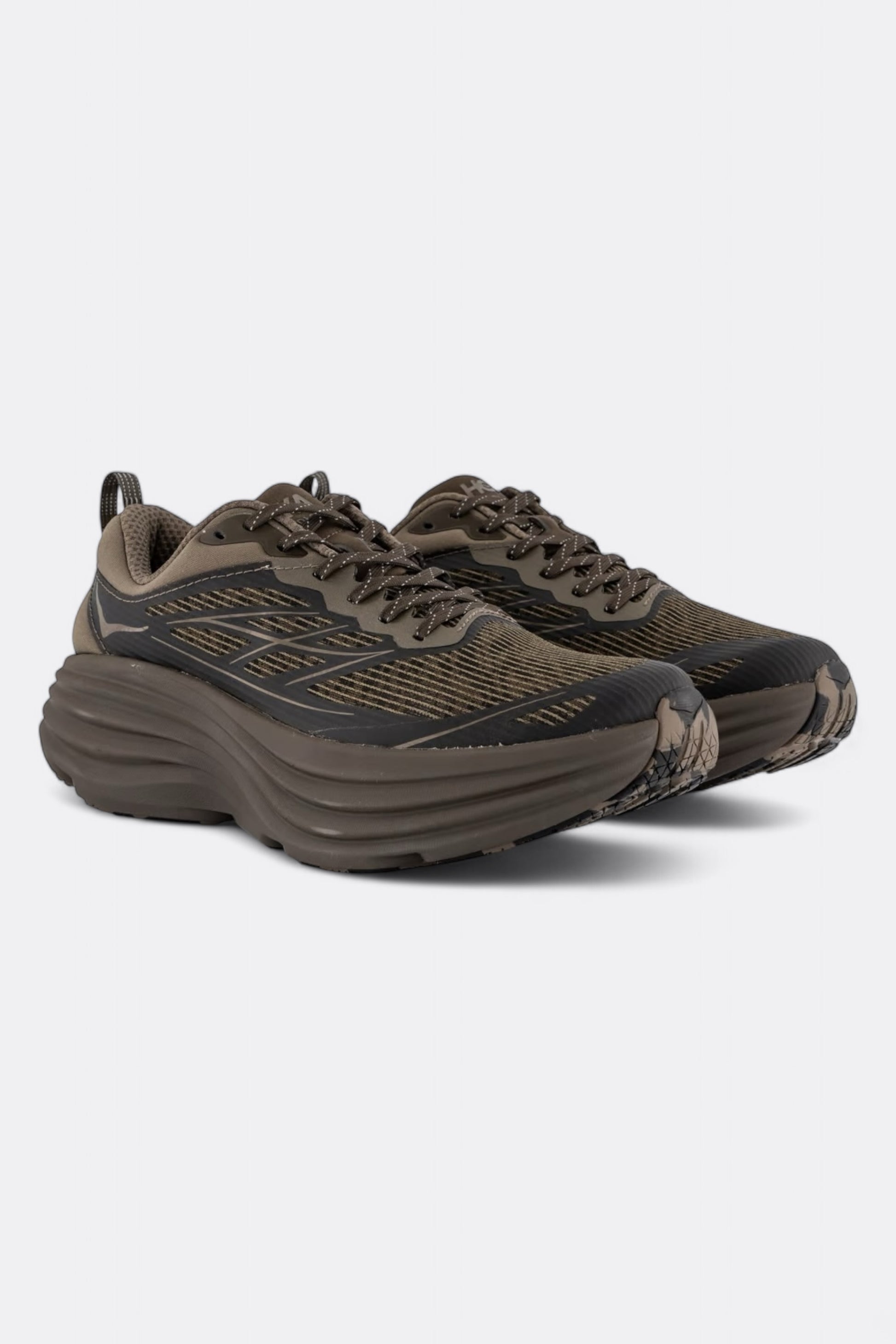 Chaussures Hoka - Bondi 8 TS Caged (Umber / Deep Umber)