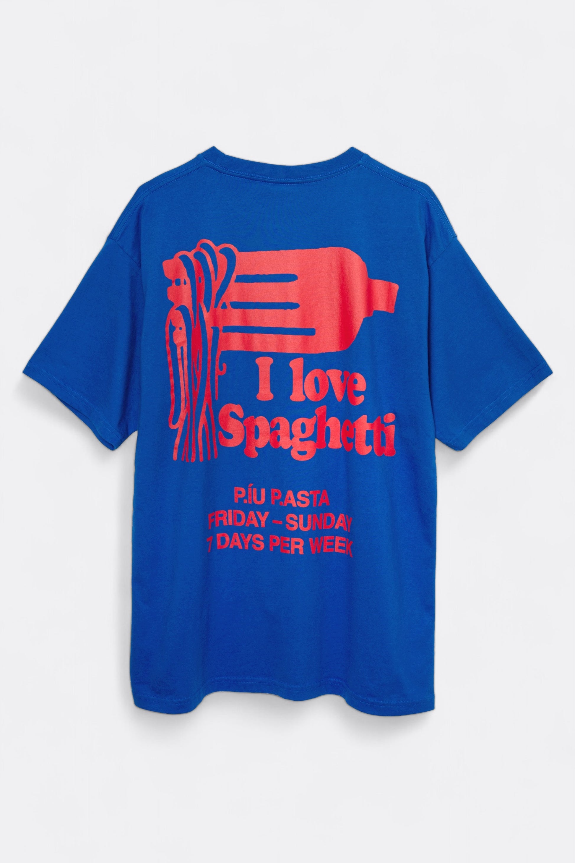 T-Shirt PUBLIC POSSESSION - I Love Spaghetti II T-Shirt (Bright Blue)