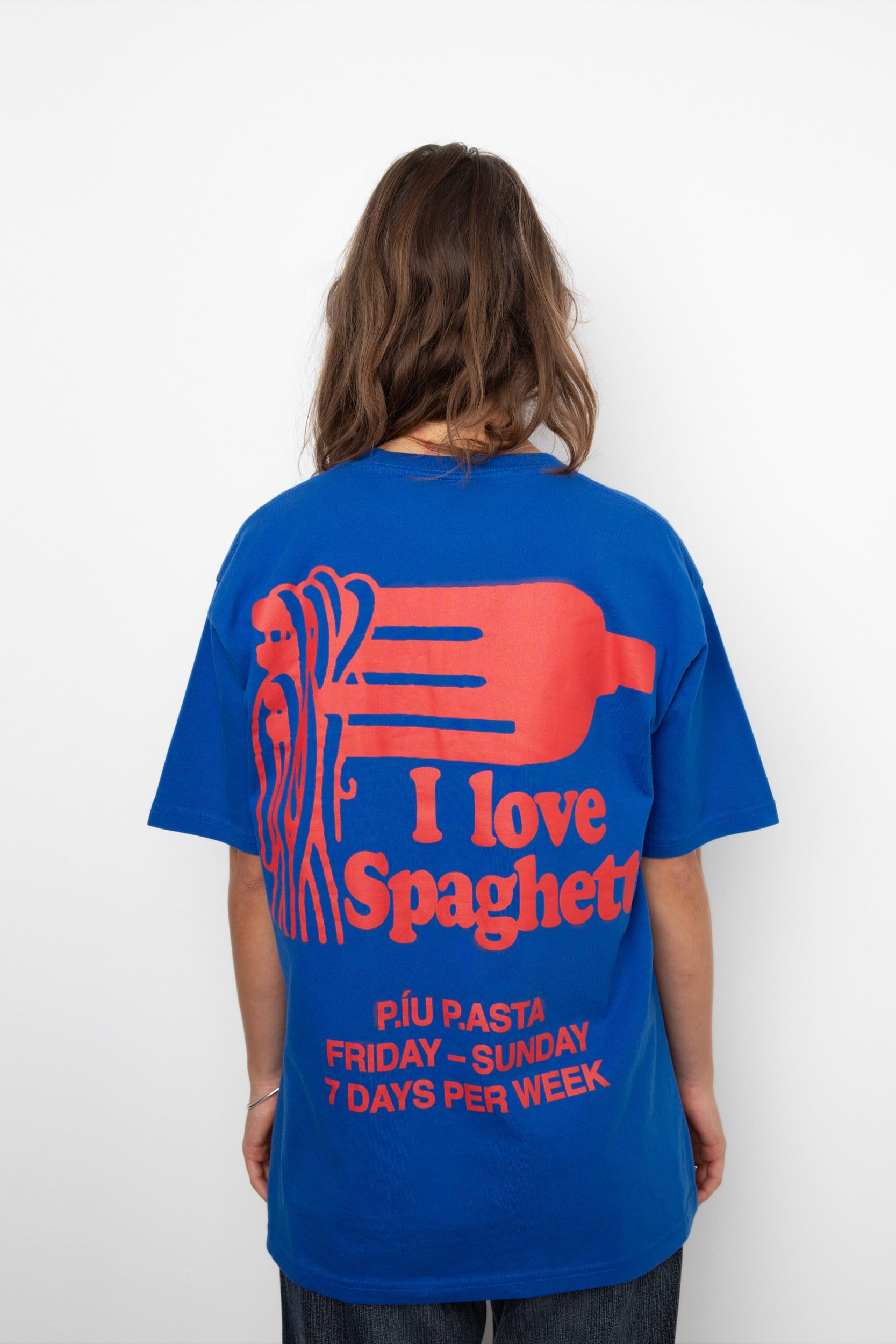 T-Shirt PUBLIC POSSESSION - I Love Spaghetti II T-Shirt (Bright Blue)