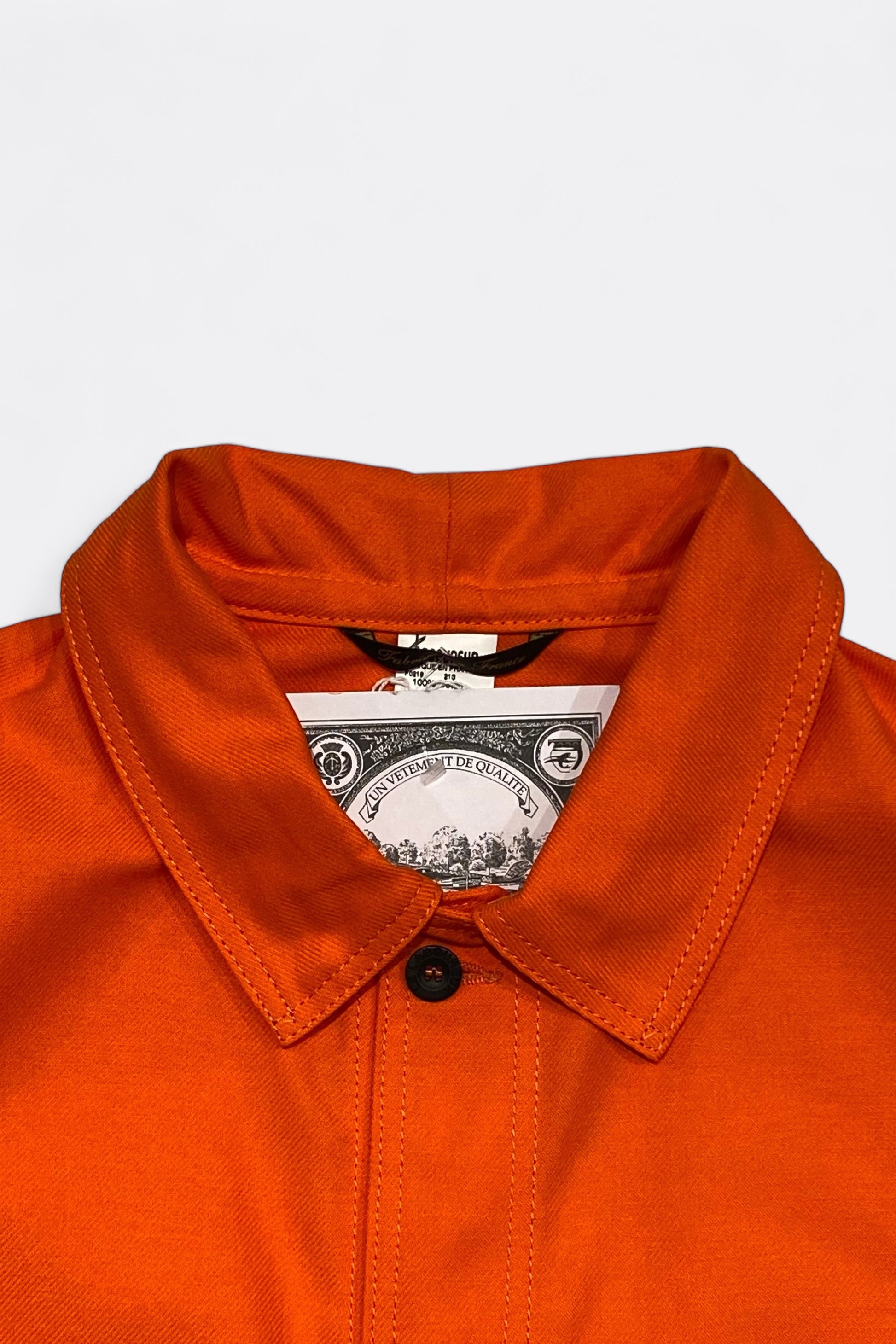 Le Laboureur - Veste de Travail Coton Drill (Orange)