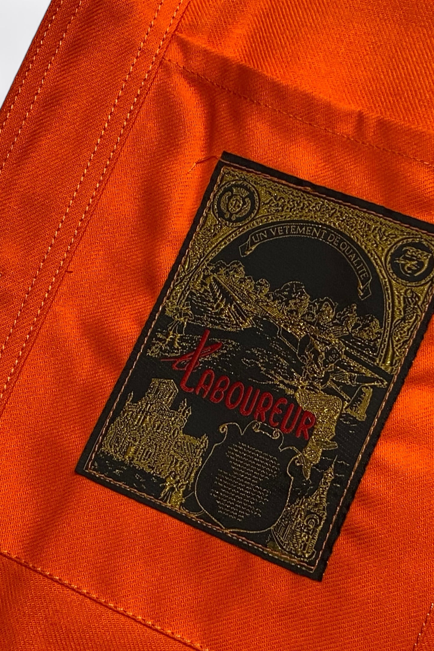 Le Laboureur - Veste de Travail Coton Drill (Orange)