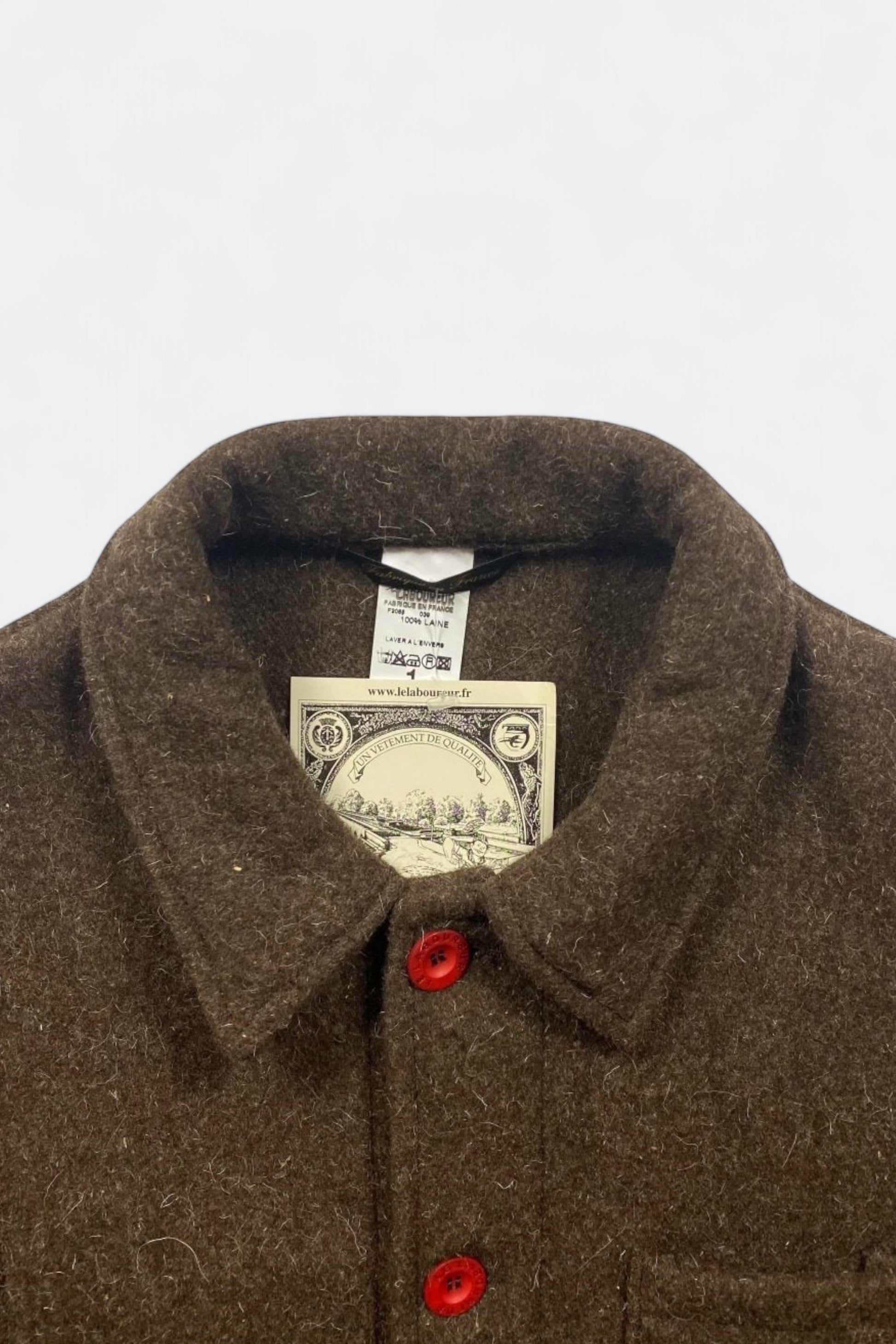 Veste Le Laboureur - Veste de Travail Laine (Brown)