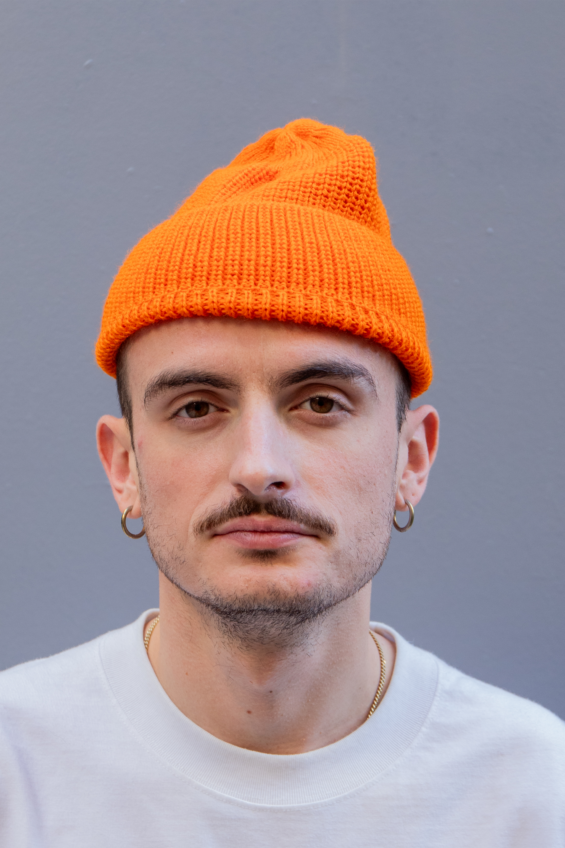 Bonnet Leuchtfeuer Strickwaren - Borkum Beanie (Orange)