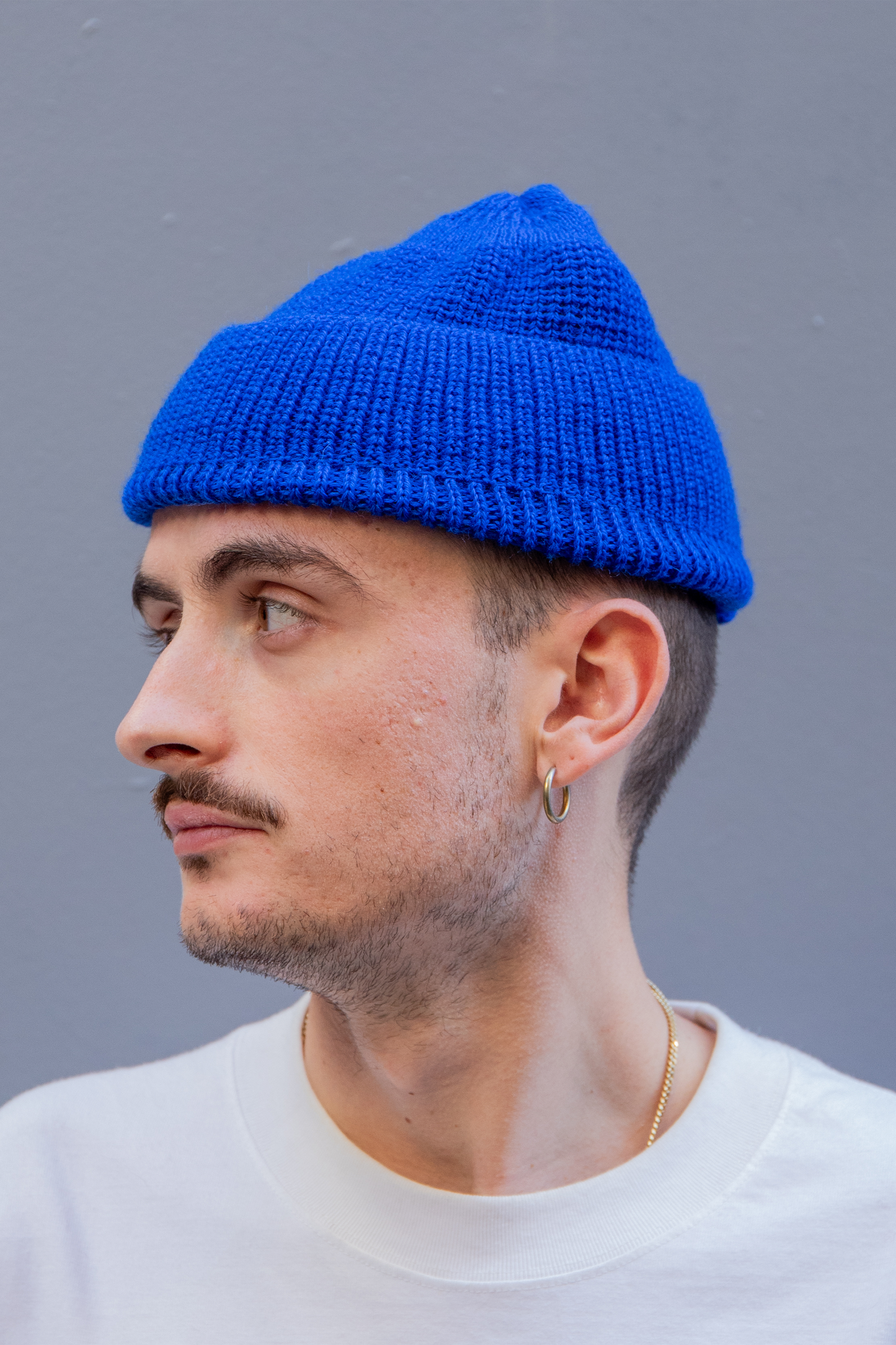 Bonnet Leuchtfeuer Strickwaren - Borkum Beanie (Royal Blue)