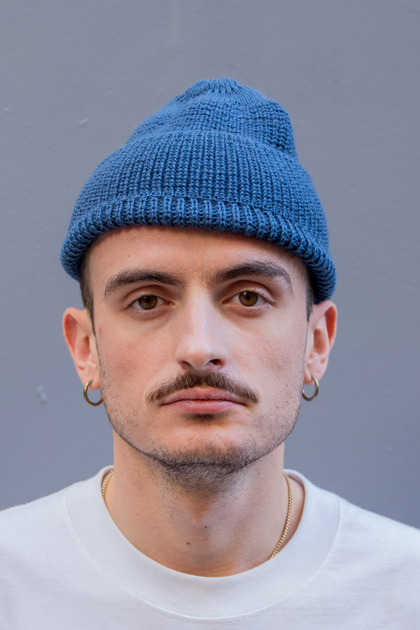 Bonnet Leuchtfeuer Strickwaren - Borkum Beanie (Jeans)