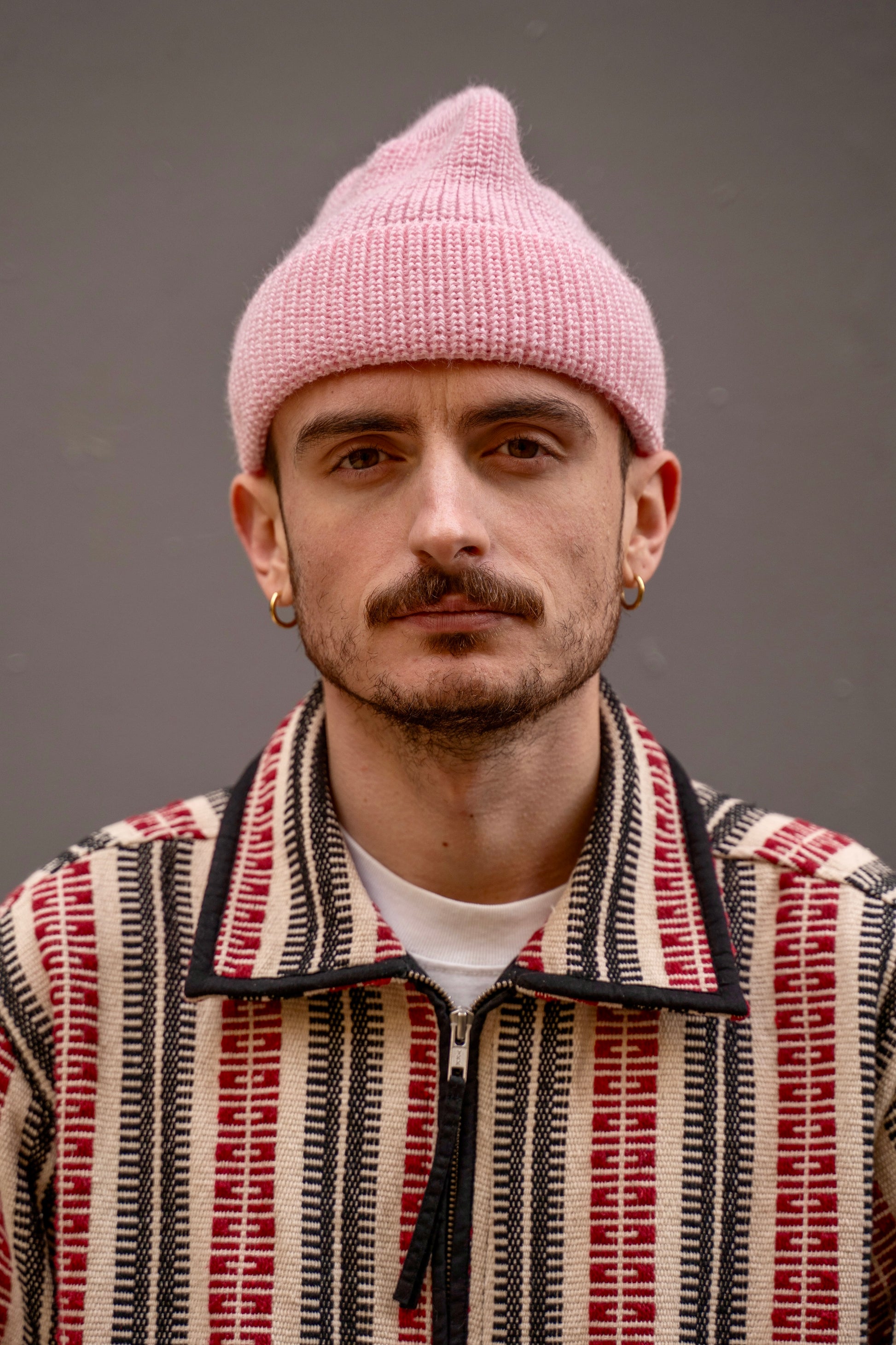 Bonnet LEUCHTFEUER STRICKWAREN - Borkum Beanie (Pink)