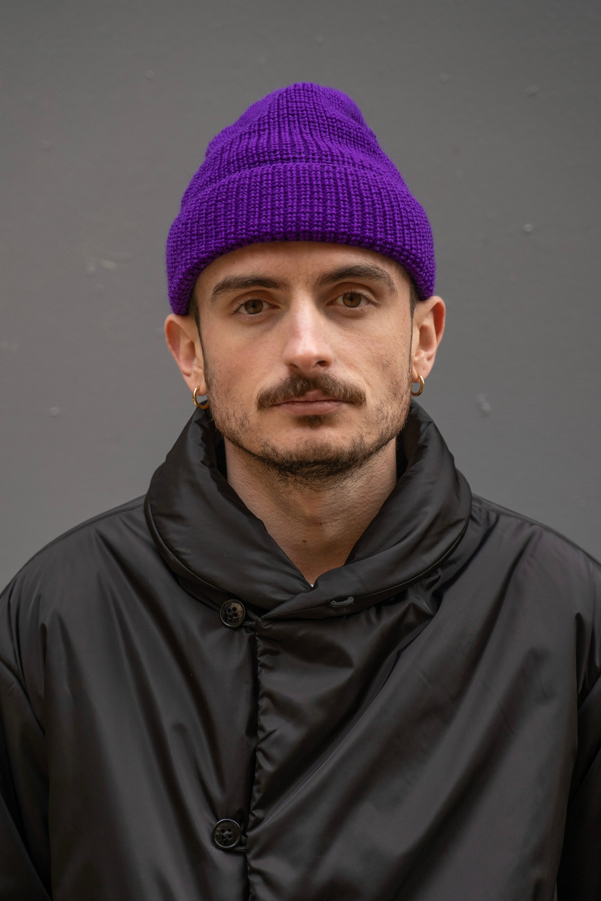 Bonnet LEUCHTFEUER STRICKWAREN - Borkum Beanie (Purple)