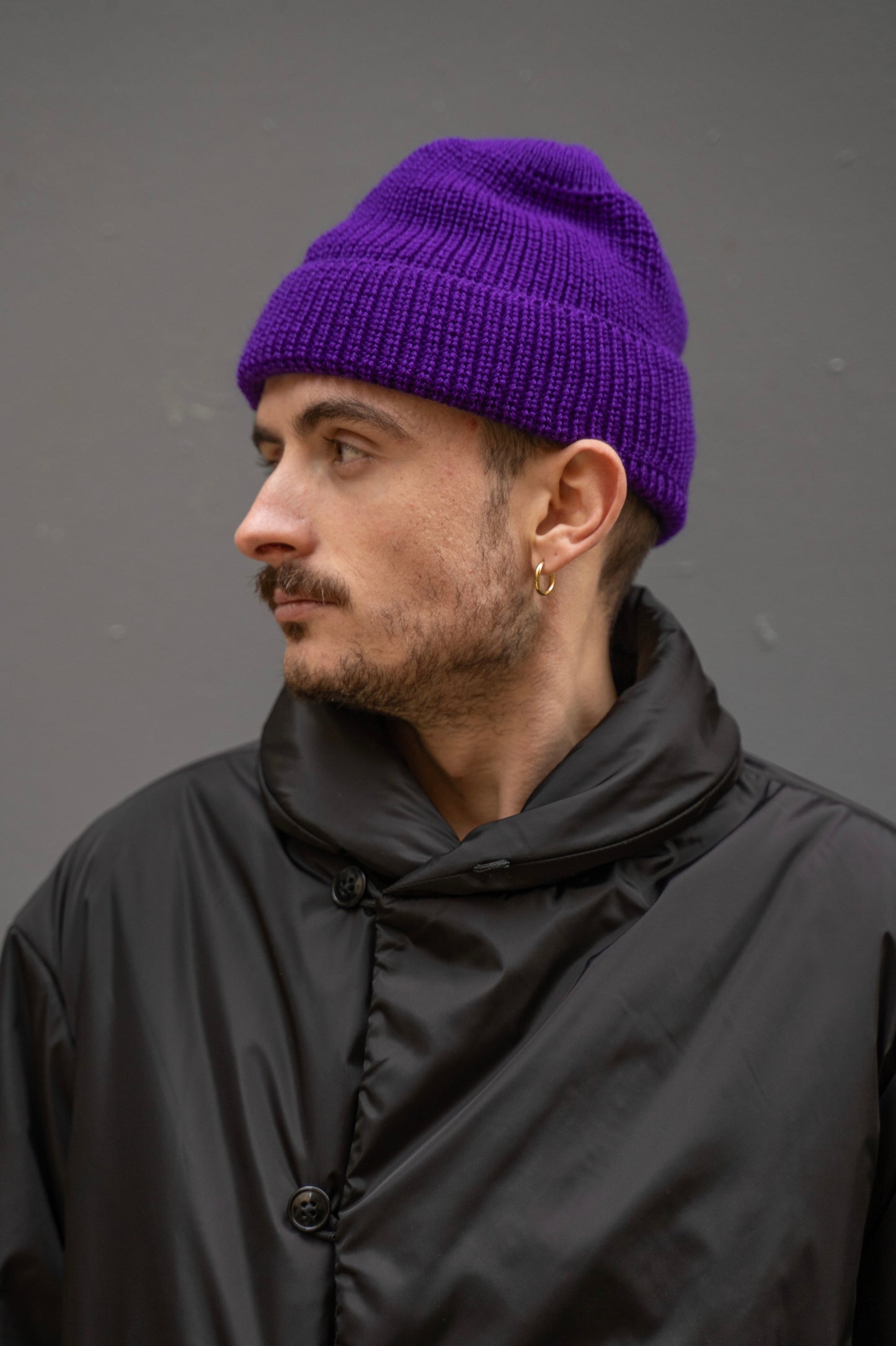 Bonnet LEUCHTFEUER STRICKWAREN - Borkum Beanie (Purple)