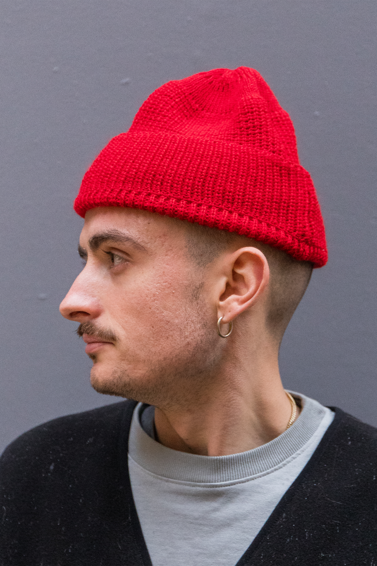 Bonnet Leuchtfeuer Strickwaren - Borkum Beanie (Red)