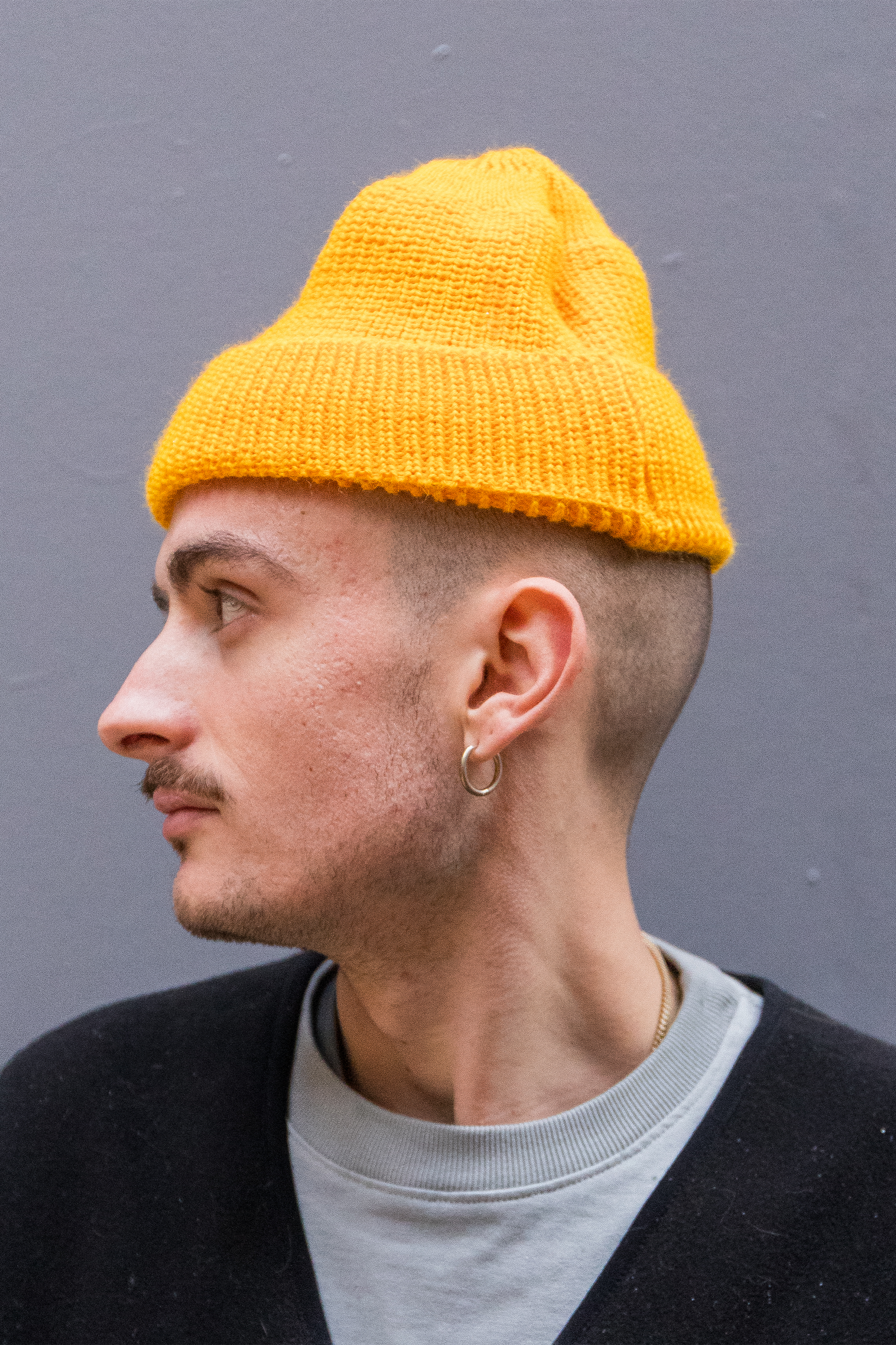 Bonnet Leuchtfeuer Strickwaren - Borkum Beanie (Yellow)